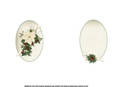Christmas Mum Green and Cream Insert