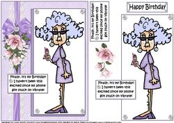 Stella is Excited Quick Card