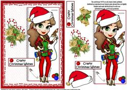 Crafty Christmas Wishes Quick Card