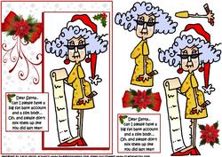 Stella Writes Her Letter to Santa