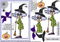 Stella Will Be Flying for Halloween/birthday