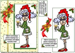 Stella Sends Christmas Wishes Quick Card