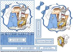 Izzy's Nativity 5x7 Quick Card
