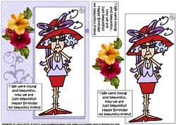 Stella Has a Beautiful Friend Quick Card