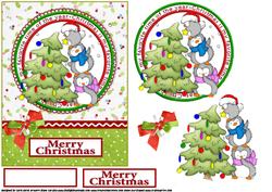 Christmas Penguin Fun Quick Card