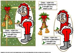 Gus Playa Santa Oops Quick Card