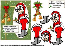 Gus Plays Santa Oops