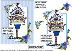 Stella and Her Birthday Diet Quick Card