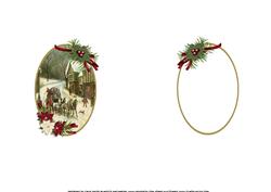 Christmas Vintage Stagecoach Ride Insert