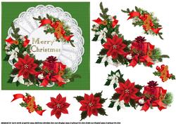 Christmas Flowers and Gift Green