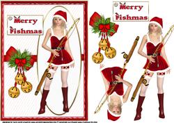 Merry Fishmas Sexy Lady