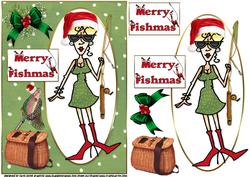 Rita Merry Fishmas Quick Card