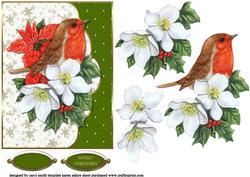 The Christmas Robin Faux Envelope