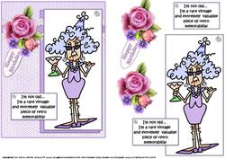 Stella is Not Old Quick Card
