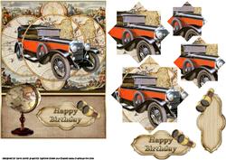 A Vintage Car for Dad Diamond Pyramid