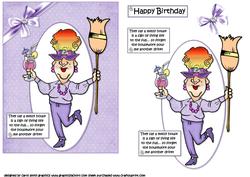 Edna Lives Life to the Full Quick Card