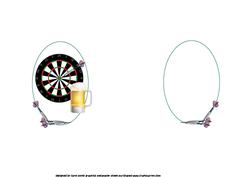 Bulls Eye Darts and a Pint Insert