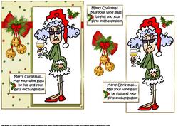 Stella Wishes You a Merry Christmas Quick Card