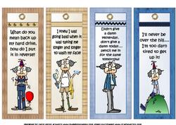 Selection of Four Gus Themed Bookmarks