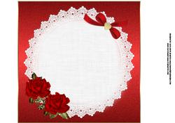 8x8 Roses for My Love Insert Plate
