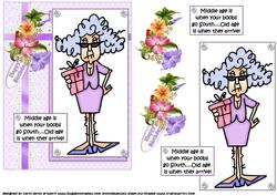 Stella Old Age is When - Quick Card