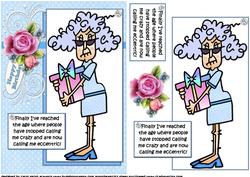 Stella is Eccentric Quick Card