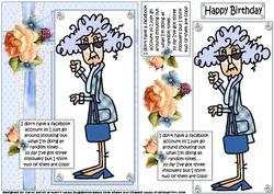Stella Doesn't Have a Facebook Account Quick Card