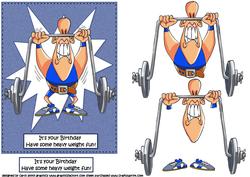Weightlifter Birthday Fun