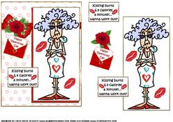 Stella Valentine Kisses Quick Card