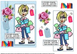 J.j. Has Been Shopping Quick Card