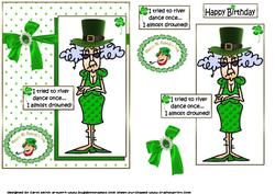 Stella Irish Dancing Quick Card