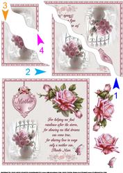 Roses with Verse for Mother Side Stacker