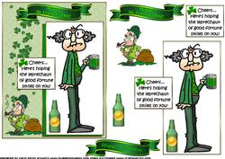 Gus on St Patrick's Day Quick Card