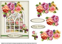 Rose Cottage Through the Window