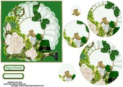 Flowers for St Patrick's Day Pyramid