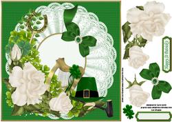 8x8 Flowers for St Patrick's Day