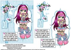 Teen Diva Up All Hours Quick Card