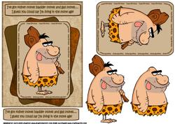 Caveman Birthday Wishes