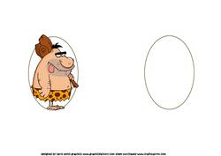 Caveman Birthday Wishes Insert