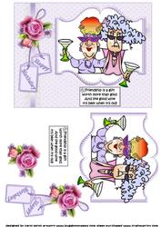 Stella and Edna Golden Friends Quick Card