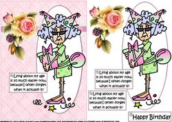 Stella Lying About Her Age Quick Card