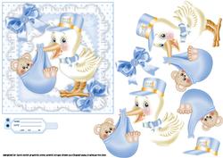 The Stork and the New Baby Boy