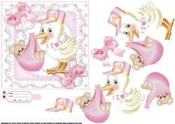 The Stork Delivers New Baby Girl