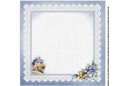 8x8 Porcelain Roses at Dovecote Cottage Mini Kit Insert
