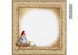 8x8 Fishing Gnome Mini Kit Insert Plate