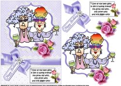 Stella and Edna Still Giggle Quick Card