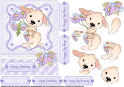 Hoppy Birthday Mum Lavender