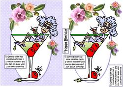 Stella Likes Her Senior Moments Quick Card