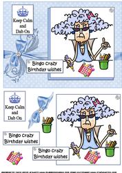 Stella Plays Bingo Quick Card