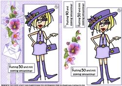 J.j Looks Sensational 40th or 50th Quick Card